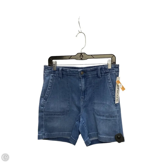 Shorts By Chicos In Blue Denim, Size: 6