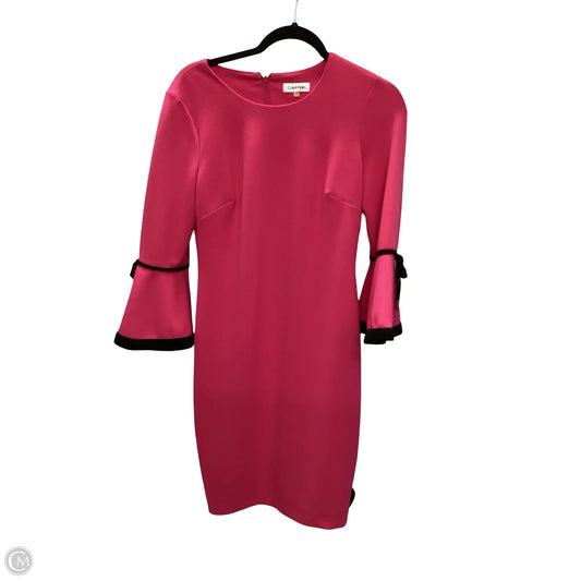 Dress Casual Short By Calvin Klein In Pink, Size: 6