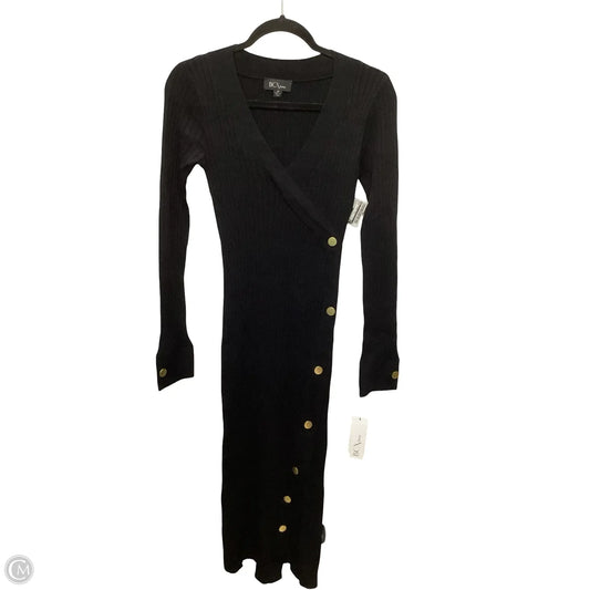 Dress Casual Midi By Bcx In Black, Size: S