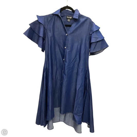 Dress Casual Short By Clothes Mentor In Blue Denim, Size: M