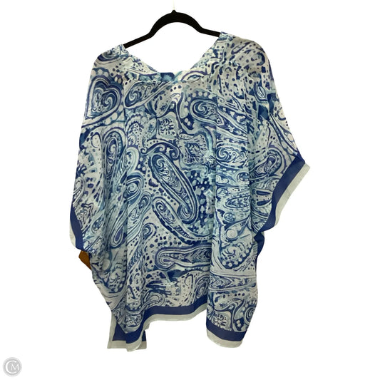 Blouse Short Sleeve By Chicos In Paisley Print, Size: S