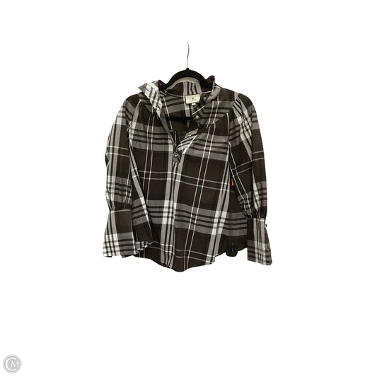 Blouse Designer By Tuckernuck In Plaid Pattern, Size: Xs