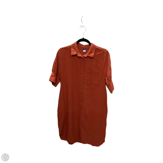 Dress Casual Short By Old Navy In Orange, Size: M