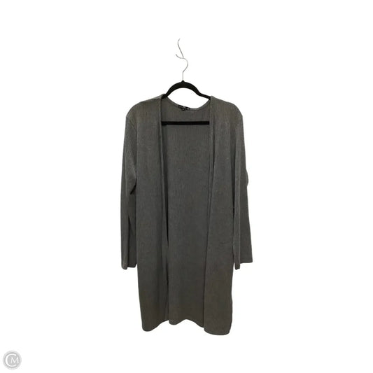 Cardigan By splash In Grey, Size: 1x