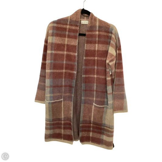 Cardigan By Be Cool In Plaid Pattern, Size: S