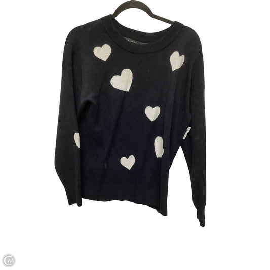 Sweater By Tahari In Black & White, Size: L