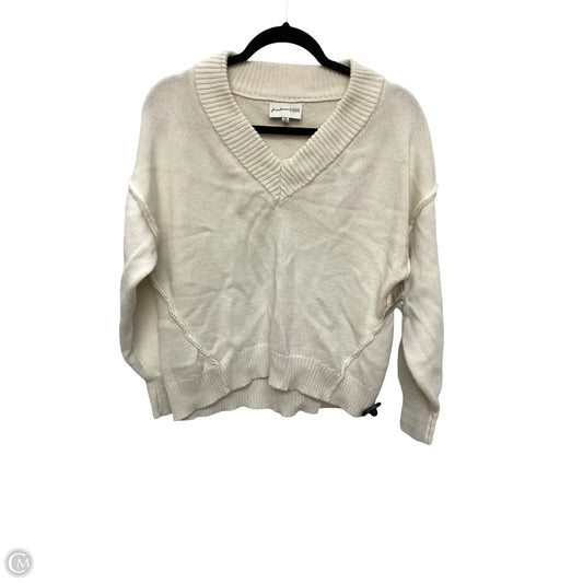 Sweater By Freshman In Cream, Size: M