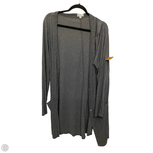 Cardigan By Wonderly In Grey, Size: Xl