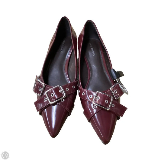Shoes Heels Kitten By Free People In Purple, Size: 6