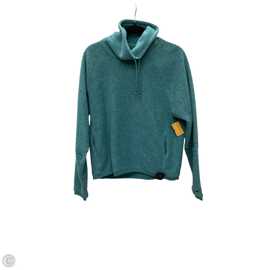 Sweatshirt Collar By Nike In Green, Size: M
