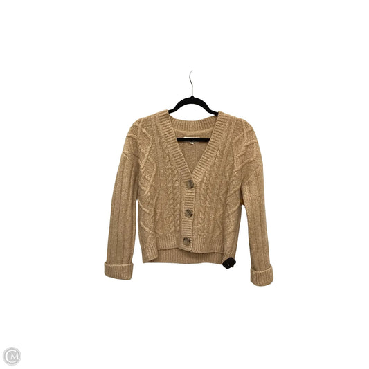 Cardigan By Lucky Brand In Yellow, Size: M