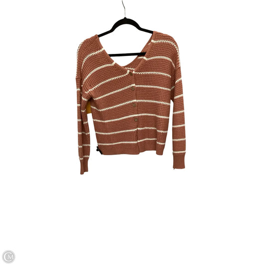 Sweater By Pink Rose In Striped Pattern, Size: L