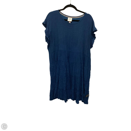 Dress Casual Short By Knox Rose In Blue, Size: Xl