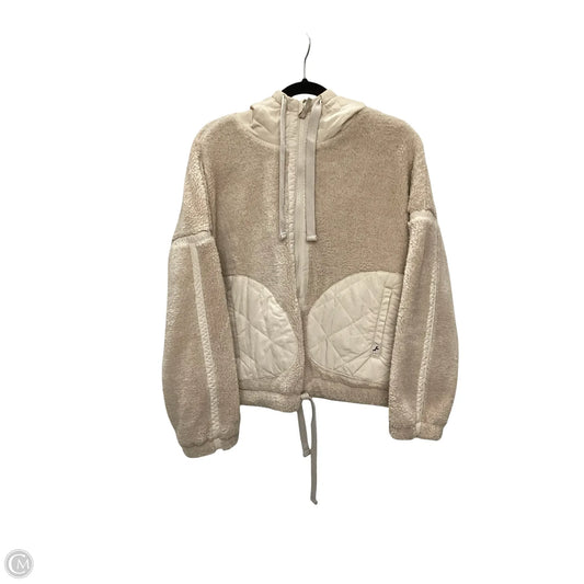 Athletic Jacket By Joy Lab In Cream, Size: M