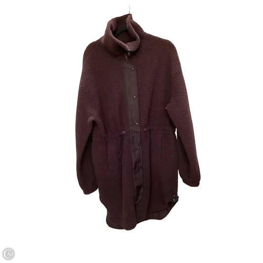 Coat Faux Fur & Sherpa By Old Navy In Purple, Size: M