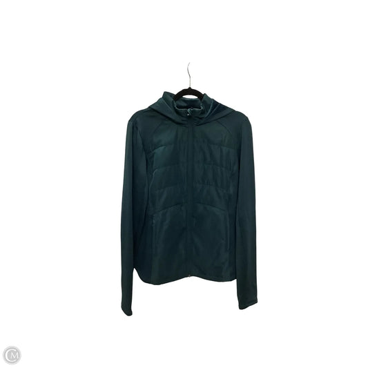 Athletic Jacket By Tek Gear In Green, Size: Xxl