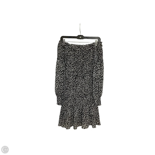 Dress Casual Short By Glam In Black & White, Size: S