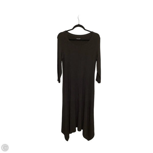 Dress Casual Midi By Eileen Fisher In Brown, Size: M