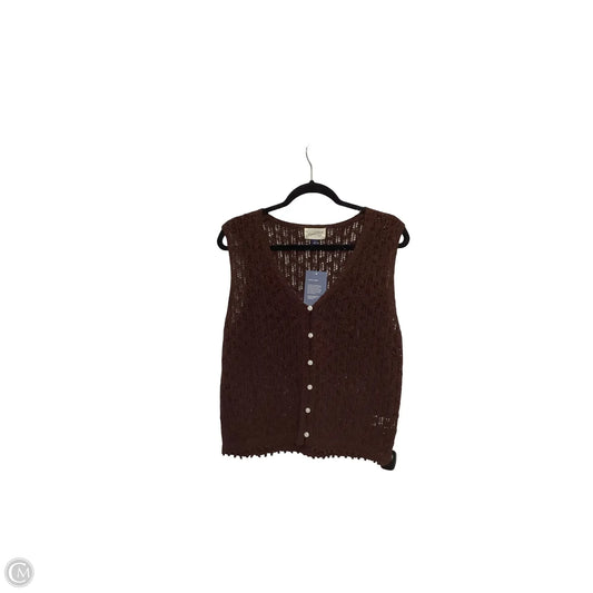 Vest Other By Universal Thread In Brown, Size: S
