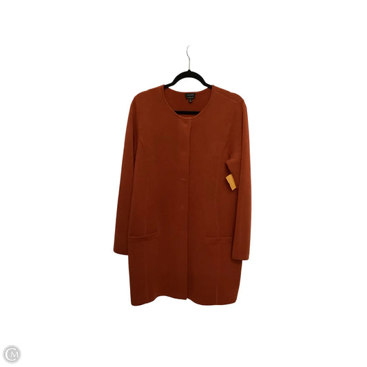 Coat Wool By Talbots In Orange, Size: L