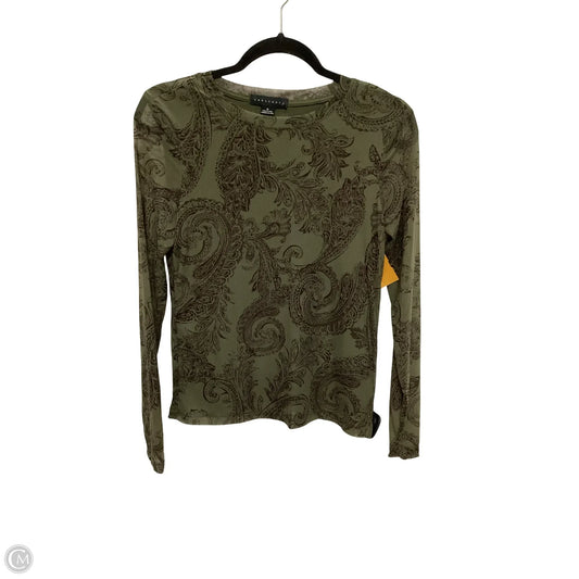 Blouse Long Sleeve By Sanctuary In Green, Size: M