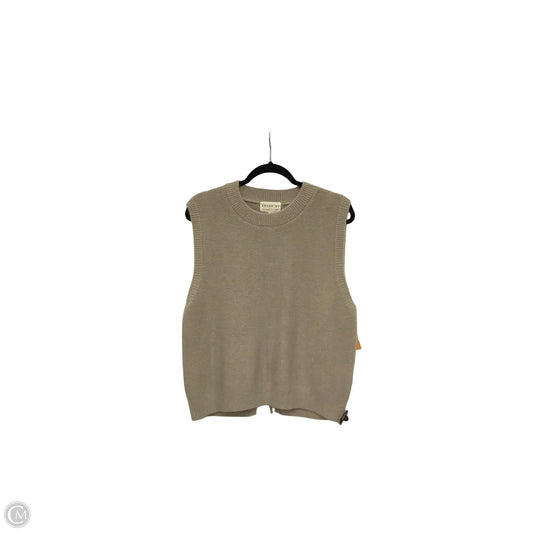 Vest Sweater By Dress Up In Brown, Size: S