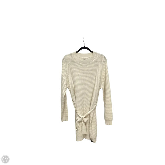 Dress Sweater By Zesica In Cream, Size: L