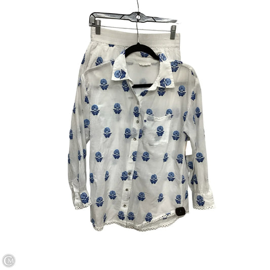 Shorts Set By A Loves A In Blue & White, Size: Xs