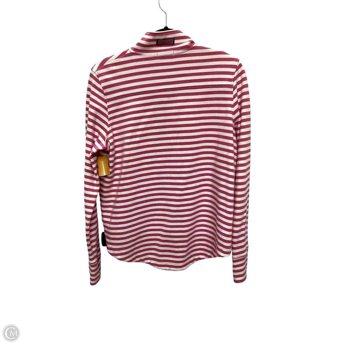 Sweatshirt Collar By Vineyard Vines In Striped Pattern, Size: M