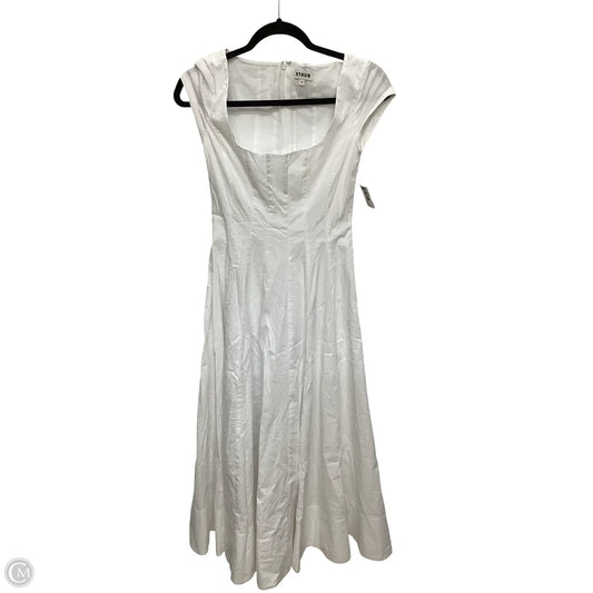 Dress Designer By Staud In White, Size: 2