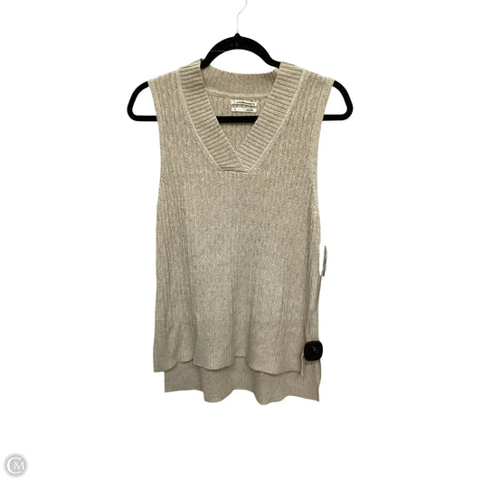 Vest Sweater By Anthropologie In Brown, Size: Xs