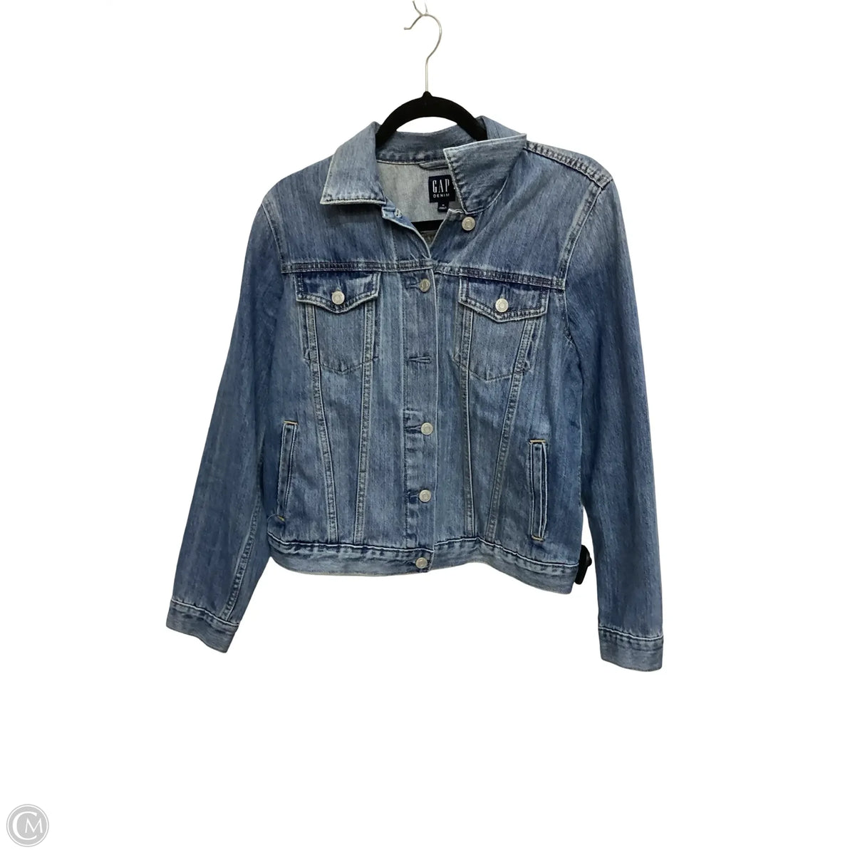 Jacket Denim By Levis In Blue Denim, Size: S
