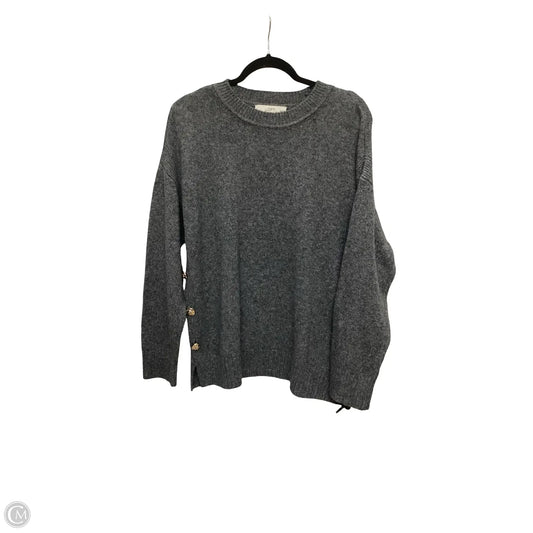 Sweater By Loft In Grey, Size: Lp