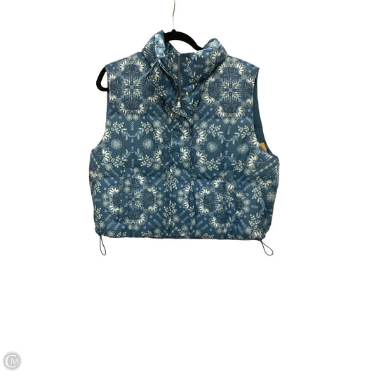 Vest Puffer & Quilted By Loft In Multi-colored, Size: L