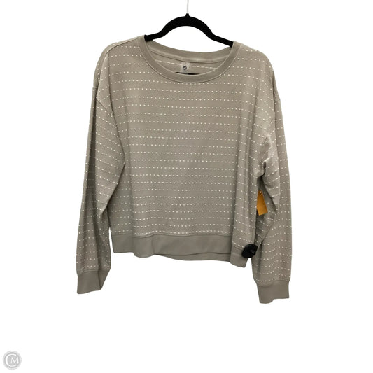 Blouse Long Sleeve By Lou And Grey In Tan, Size: L