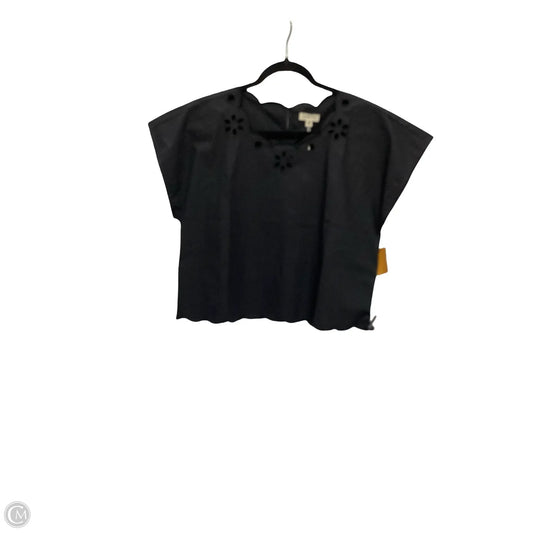 Blouse Short Sleeve By Jodifl In Black, Size: M