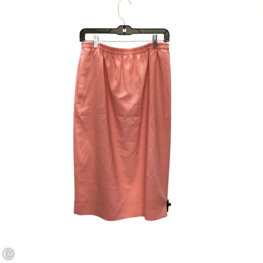 Skirt Midi By Clothes Mentor In Peach, Size: 12