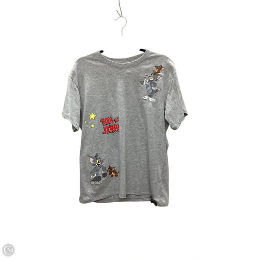 Top Short Sleeve Basic By Clothes Mentor In Grey, Size: S