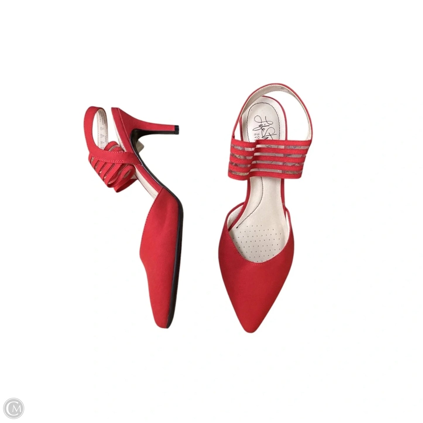 Shoes Heels Kitten By Life Stride In Red, Size: 8