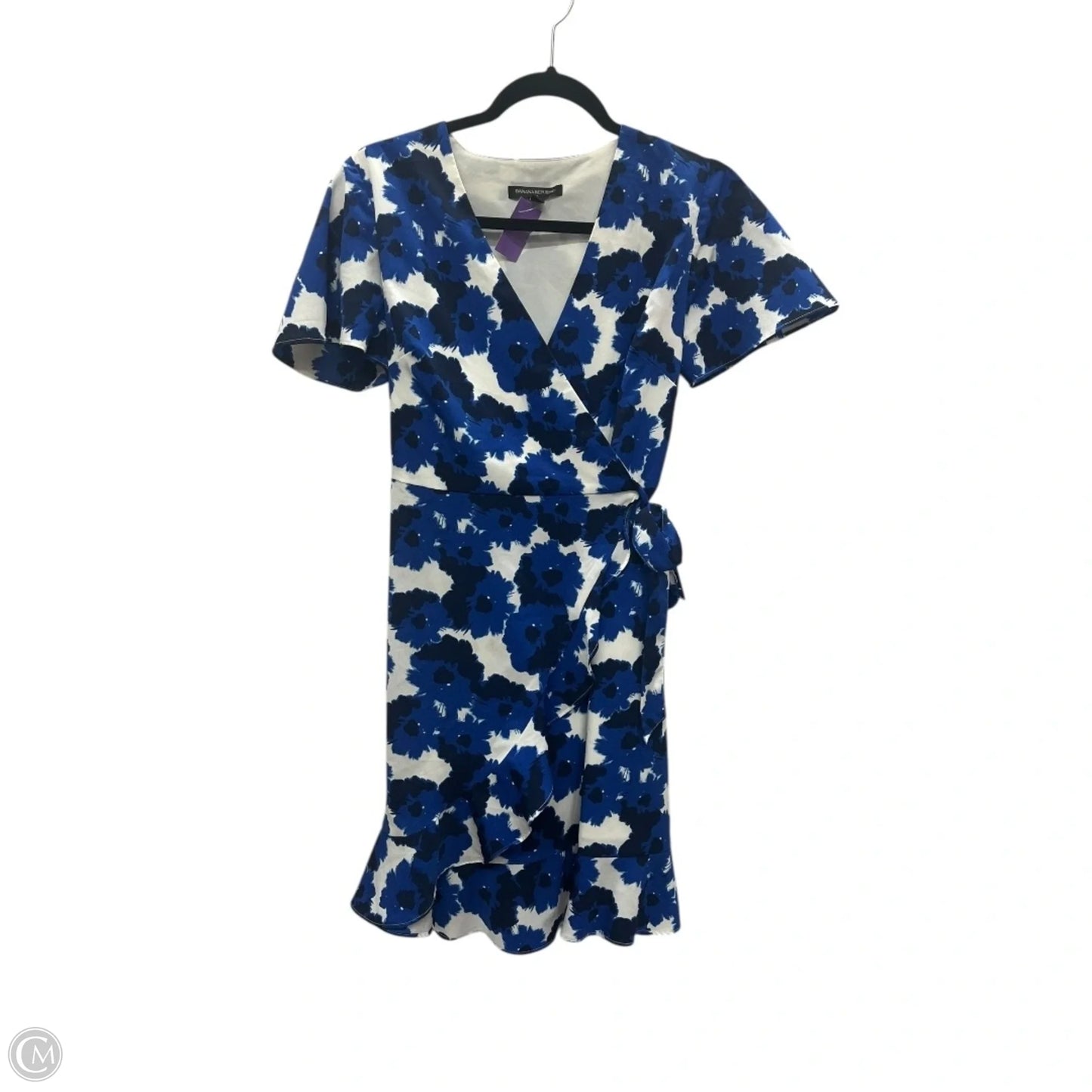 Dress Casual Midi By Banana Republic In Blue, Size: 2