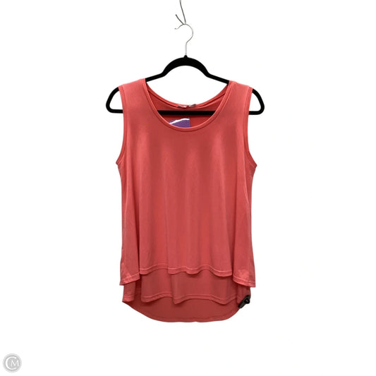 Top Sleeveless Basic By Aryeh In Orange, Size: M