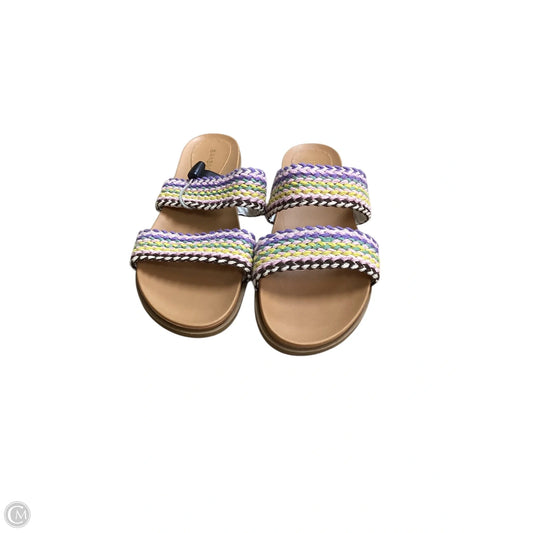 Sandals Flats By Bamboo In Brown, Size: 10