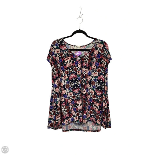 Top Short Sleeve By Show Me Your Mumu In Floral Print, Size: S