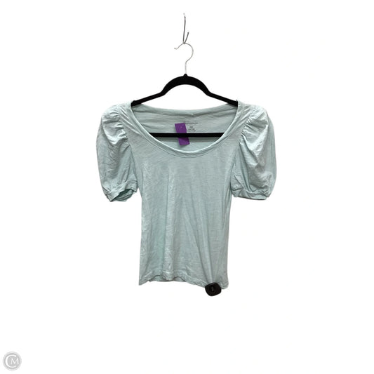 Top Short Sleeve By Anthropologie In Blue, Size: Xxs