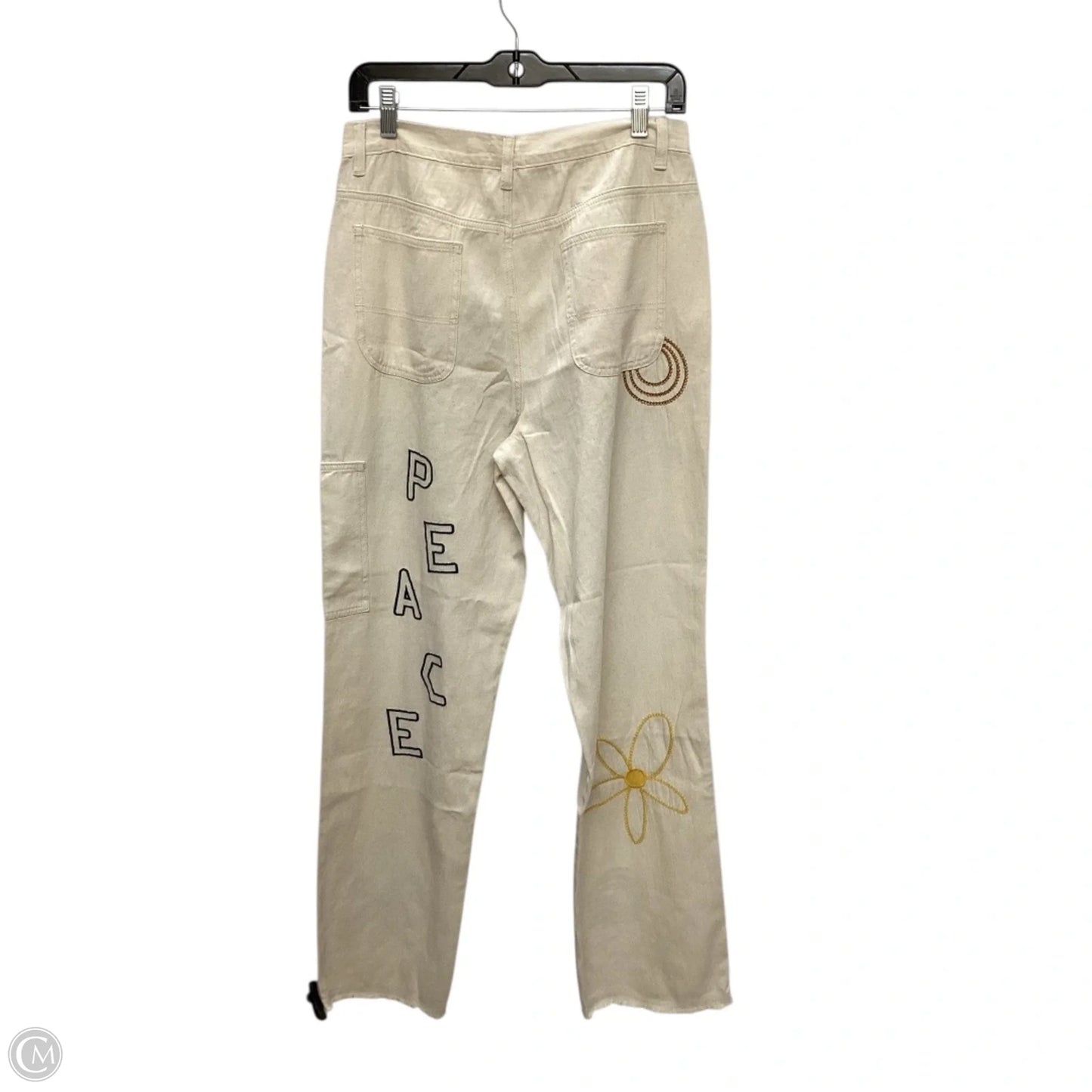 Pants Wide Leg By Pol In Tan, Size: M