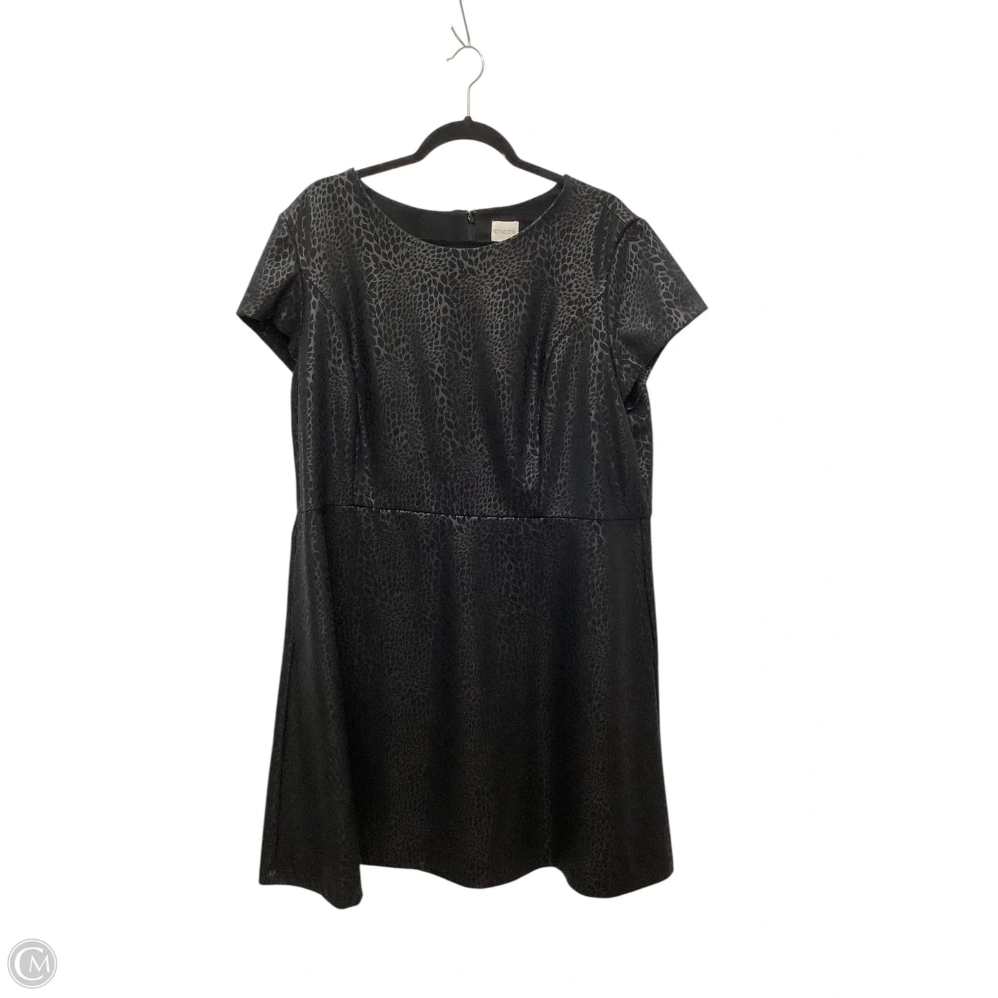 Dress Casual Midi By Chicos In Black, Size: Xxl