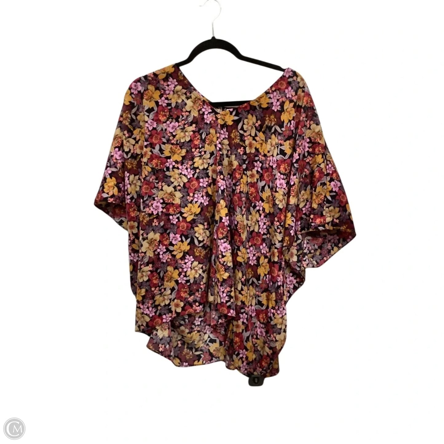 Top Short Sleeve By Buddy Love In Floral Print, Size: S