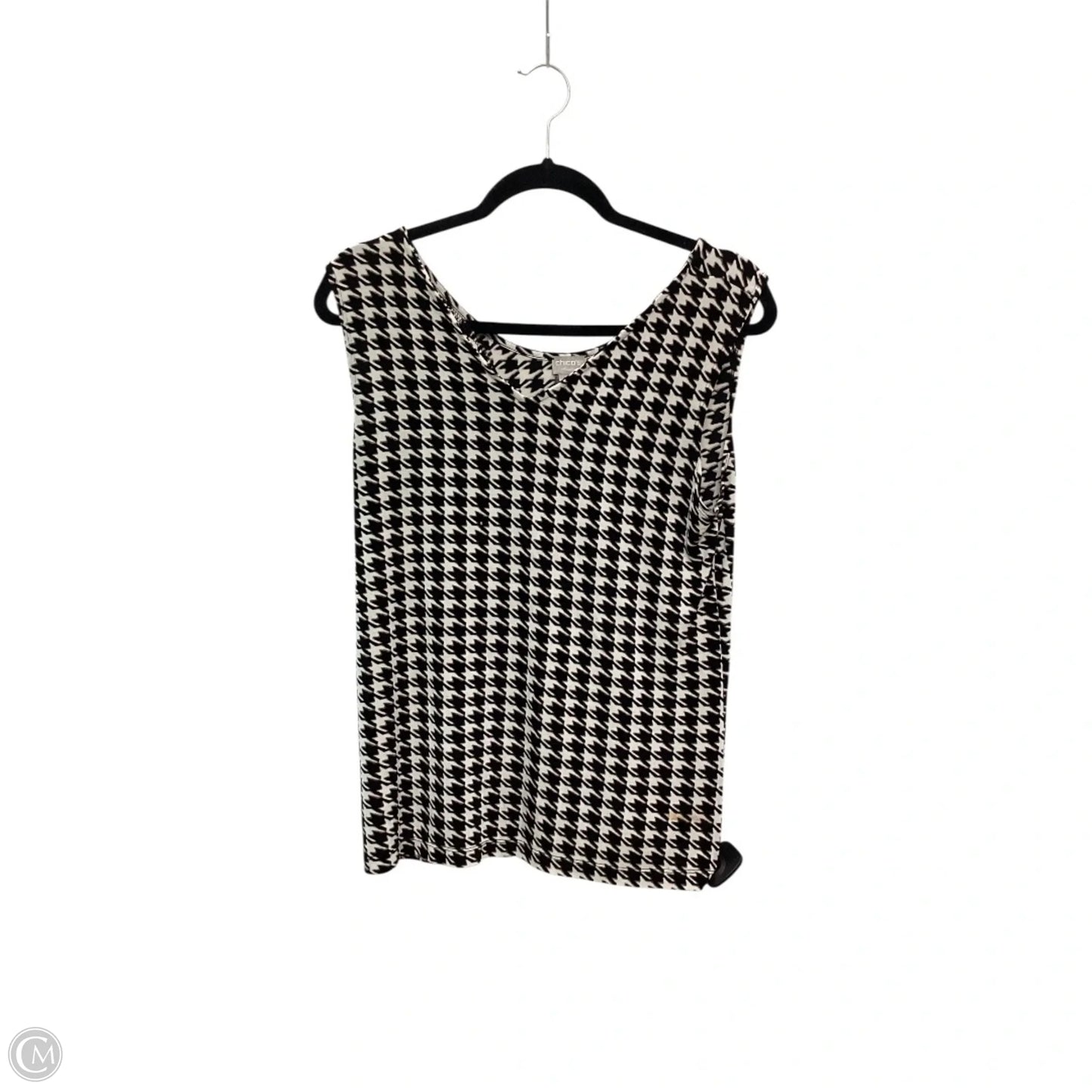 Top Sleeveless By Chicos In Multi-colored, Size: M