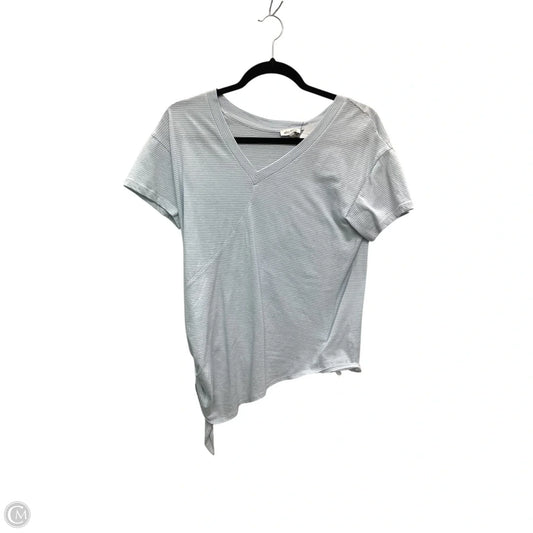 Top Short Sleeve By Ella Moss In Blue, Size: S