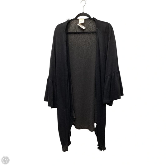 Kimono By Clothes Mentor In Black, Size: Osfm